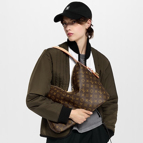 Bolso Slouchy MM Lona Monogram Mujer Bolsos Bolsos | LOUIS VUITTON (Zoom de producto)