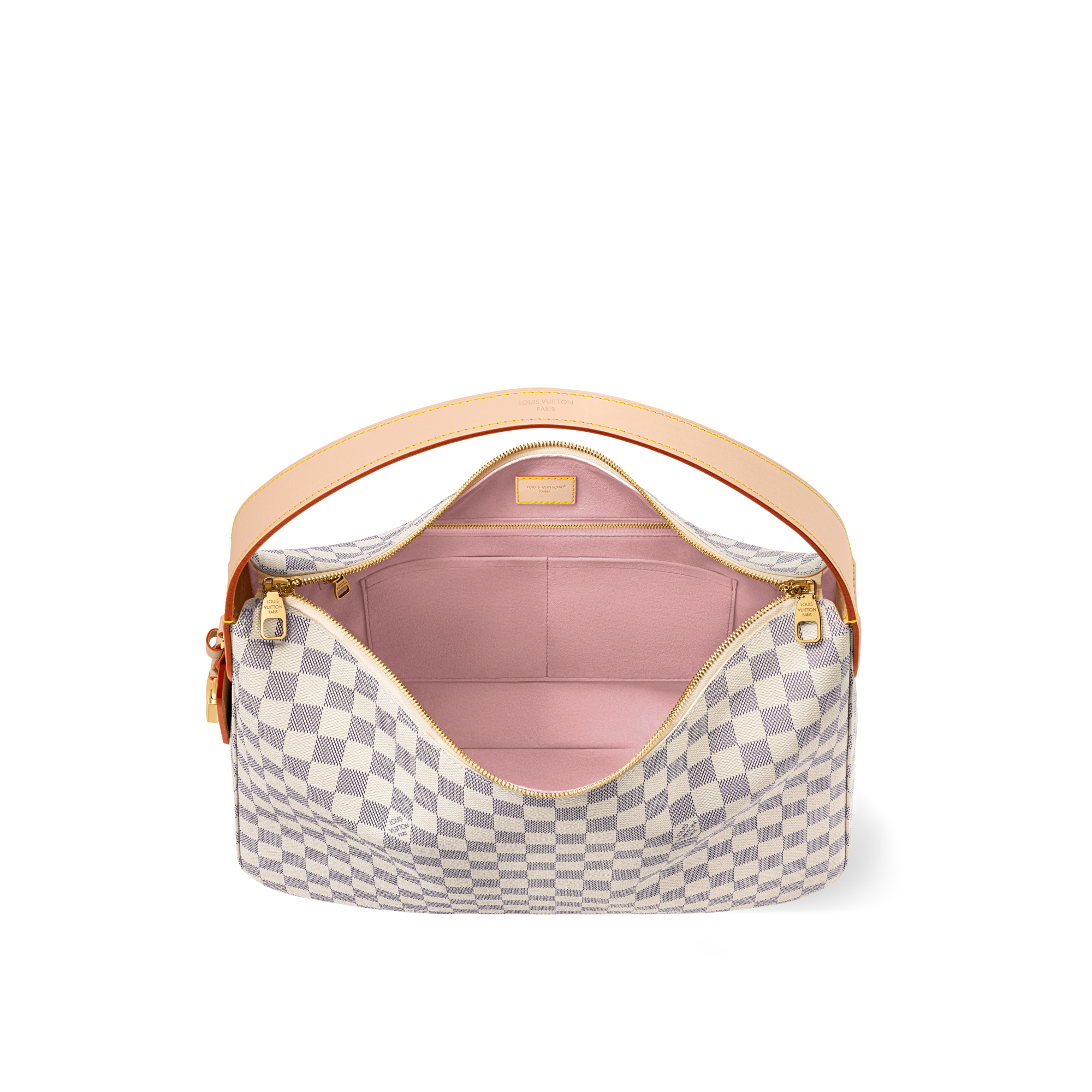 Bolso Slouchy MM Lona Damier Azur Bolsos y pequeña marroquinería Bolsos de mujer Novedades | LOUIS VUITTON (Zoom de producto)