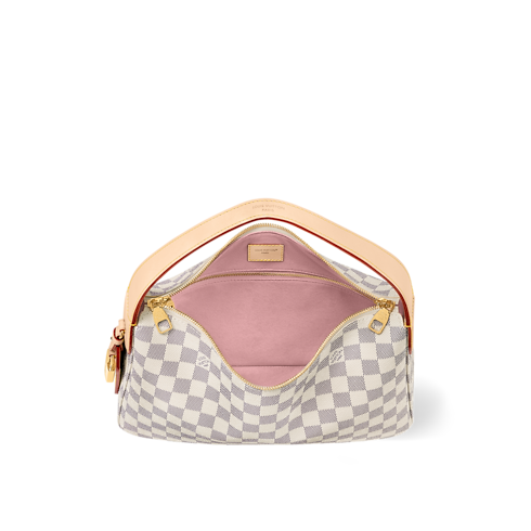 Bolso Slouchy PM Lona Damier Azur Bolsos y pequeña marroquinería Bolsos de mujer Novedades | LOUIS VUITTON (Zoom de producto)