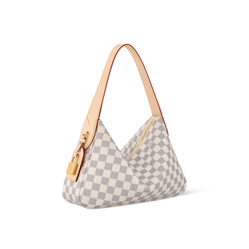 Bolso Slouchy PM Lona Damier Azur Bolsos y pequeña marroquinería Bolsos de mujer Novedades | LOUIS VUITTON (Zoom de producto)