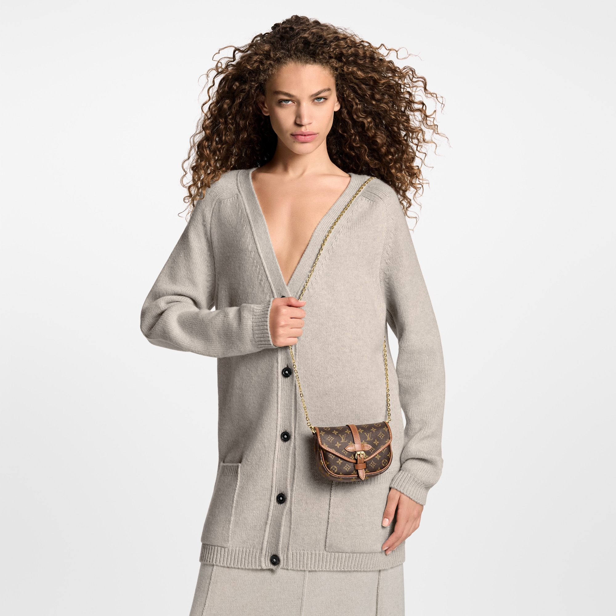 Bolso Solo Lona Monogram Mujer Carteras y pequeña marroquinería Carteras con cadena y mini bolsos | LOUIS VUITTON (Zoom de producto)