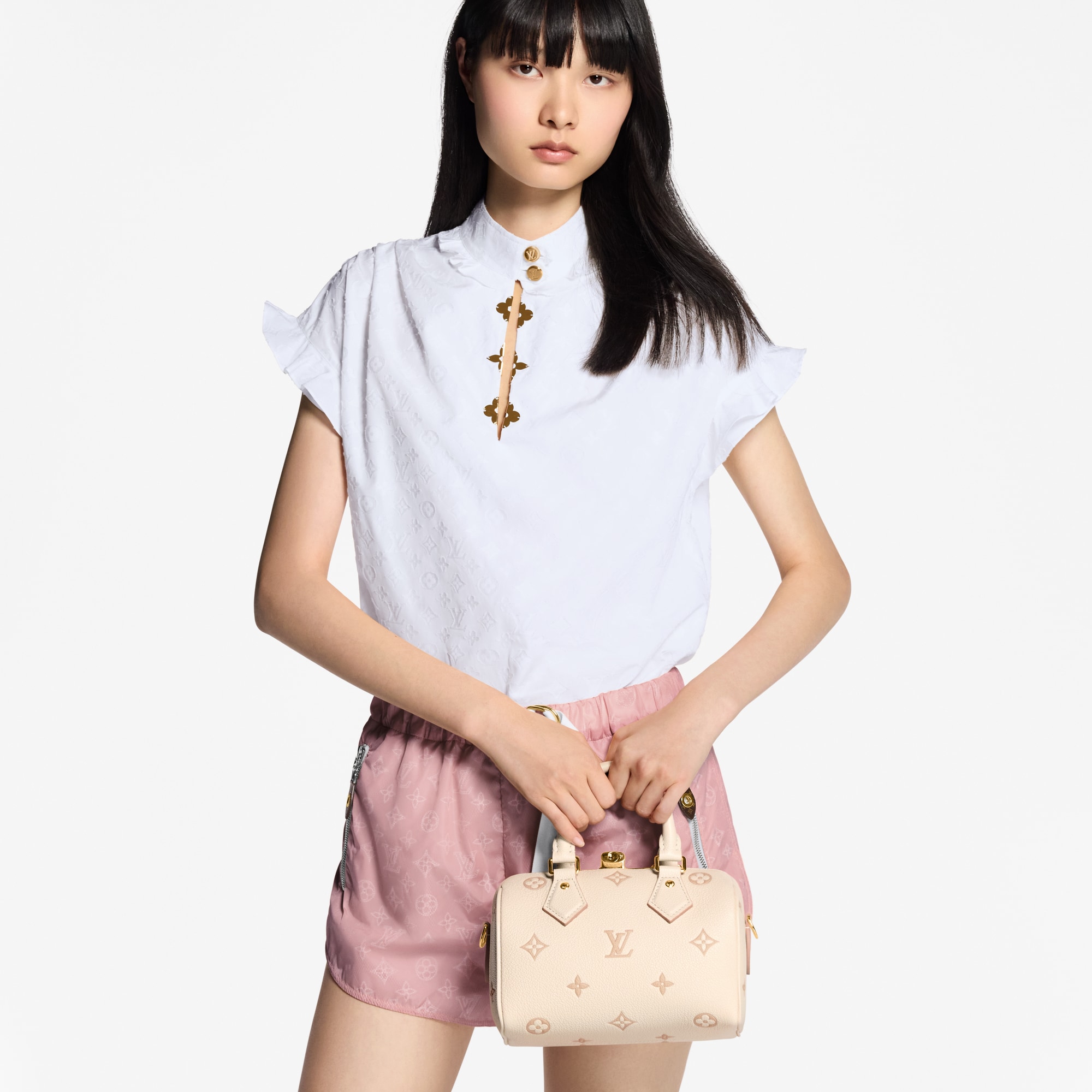 Bolso Speedy 20 con bandolera Piel Monogram Empreinte Bolsos y pequeña marroquinería Bolsos de mujer Icónicos Louis Vuitton | LOUIS VUITTON (Zoom de producto)