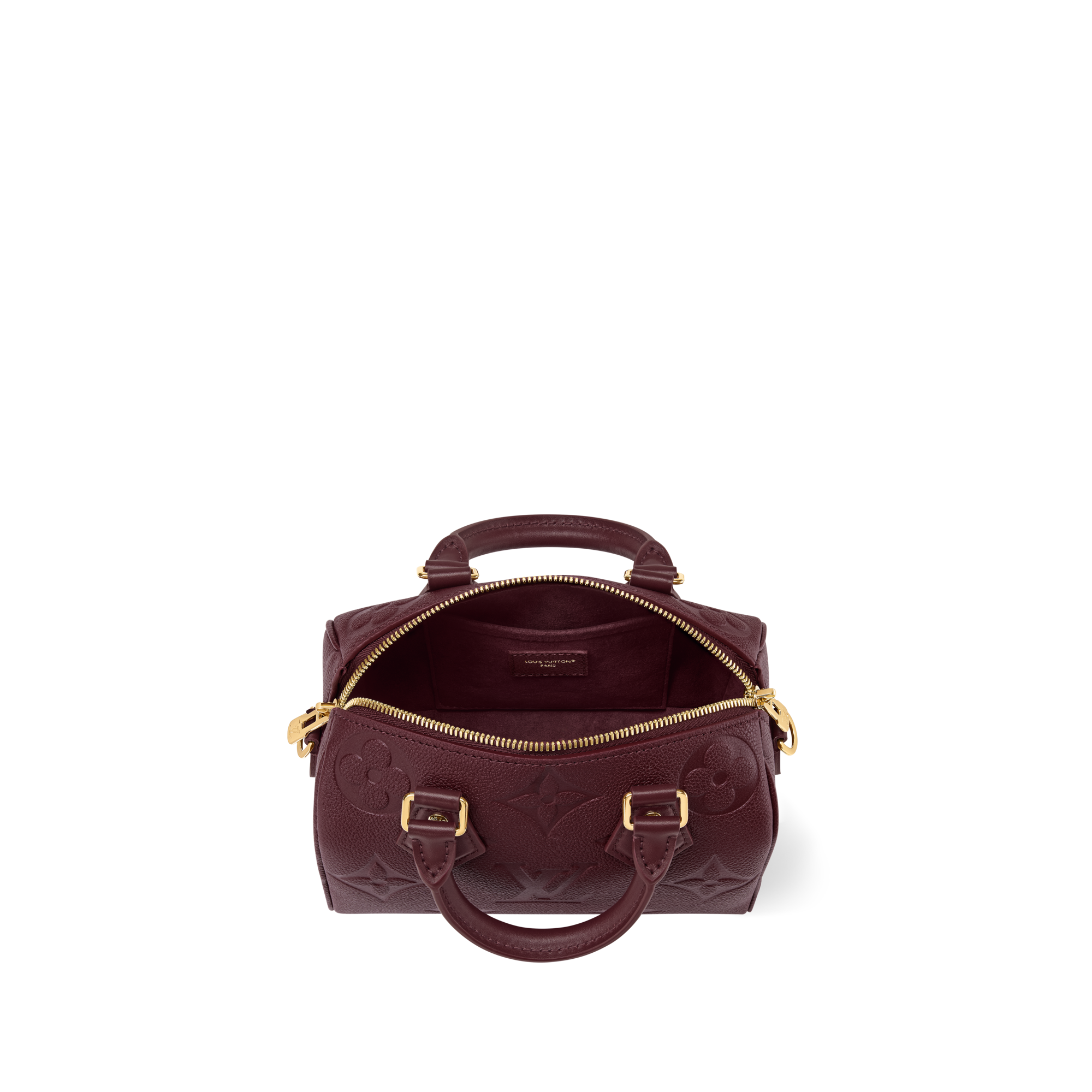 Bolso Speedy 20 con bandolera Piel Monogram Empreinte Mujer Bolsos Bolsos | LOUIS VUITTON (Zoom de producto)