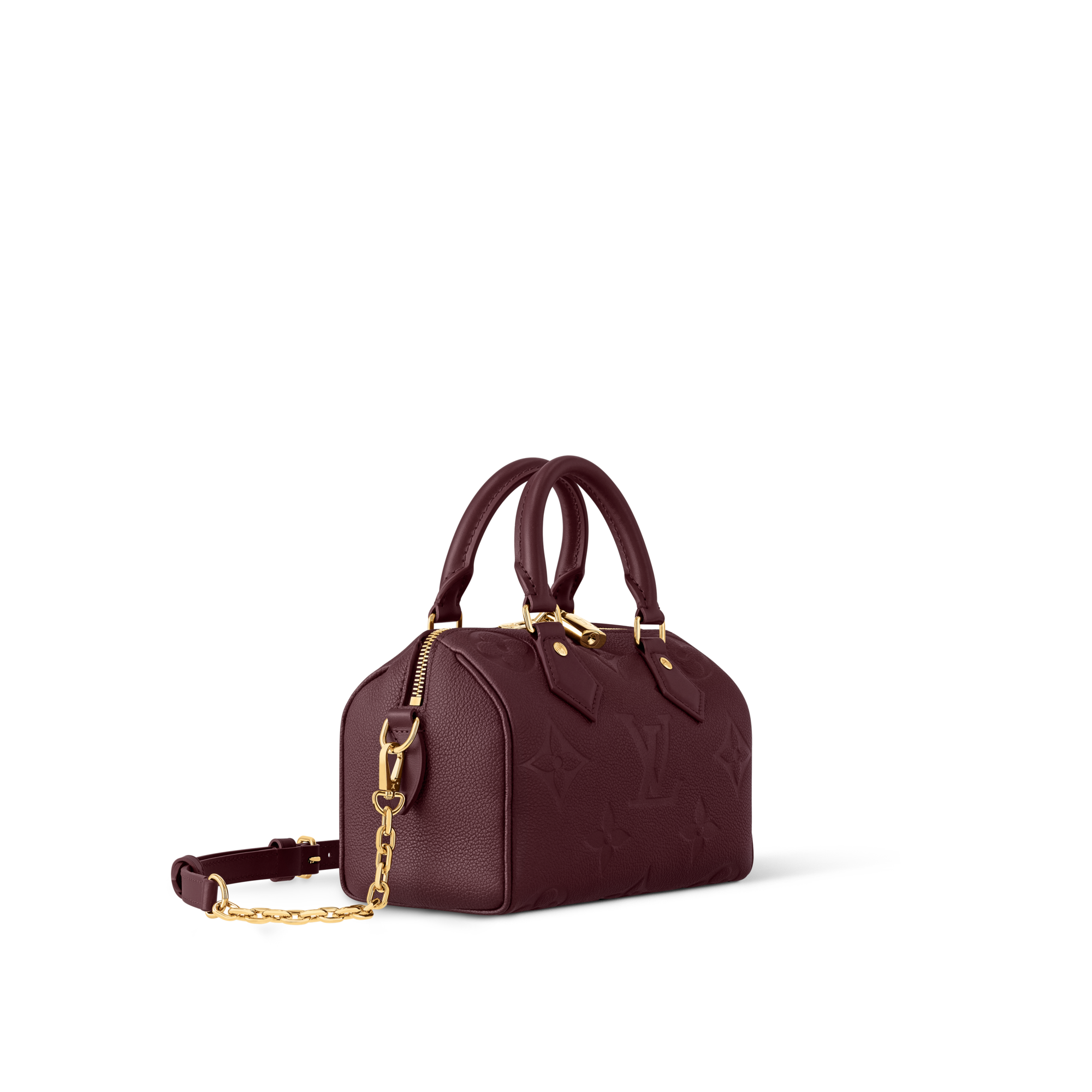 Bolso Speedy 20 con bandolera Piel Monogram Empreinte Mujer Bolsos Bolsos | LOUIS VUITTON (Zoom de producto)