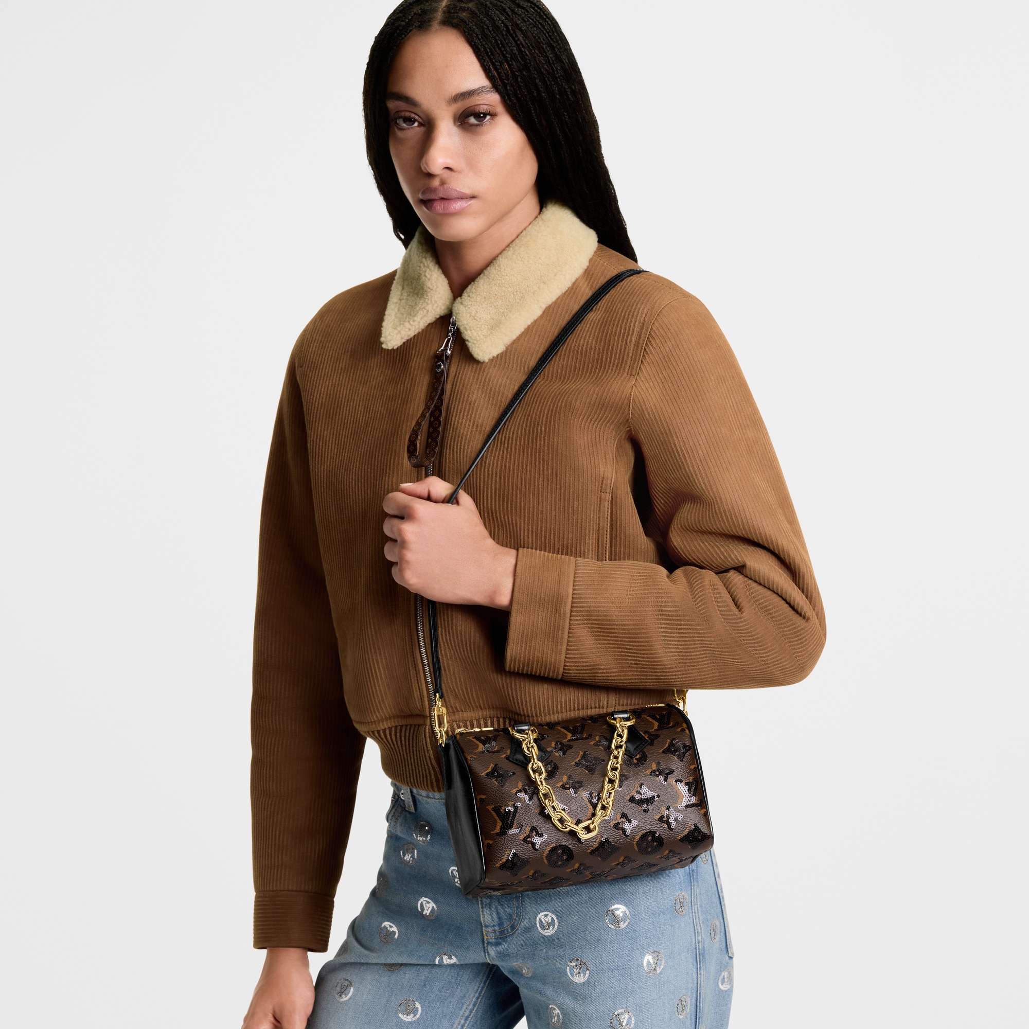 Bolso Speedy 20 con bandolera Lona Monogram Bolsos y pequeña marroquinería Bolsos de mujer Icónicos Louis Vuitton | LOUIS VUITTON (Zoom de producto)