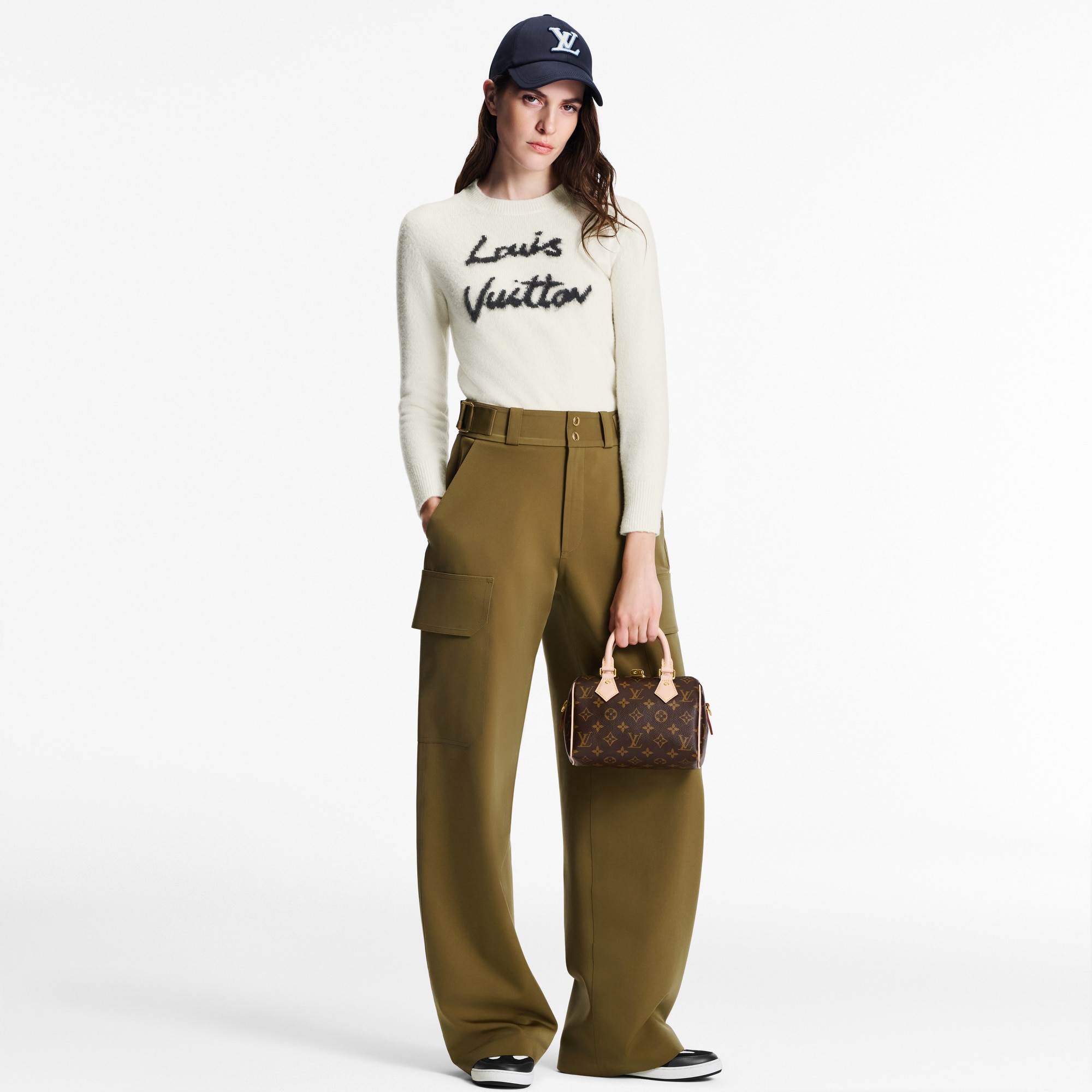 Bolso Speedy 20 con bandolera Lona Monogram Mujer Bolsos Bolsos | LOUIS VUITTON (Zoom de producto)