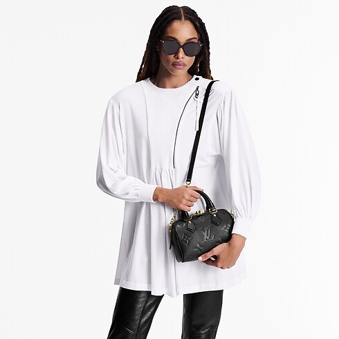 Bolso Speedy 20 con bandolera Piel Monogram Empreinte Mujer Bolsos Bolsos | LOUIS VUITTON (Zoom de producto)