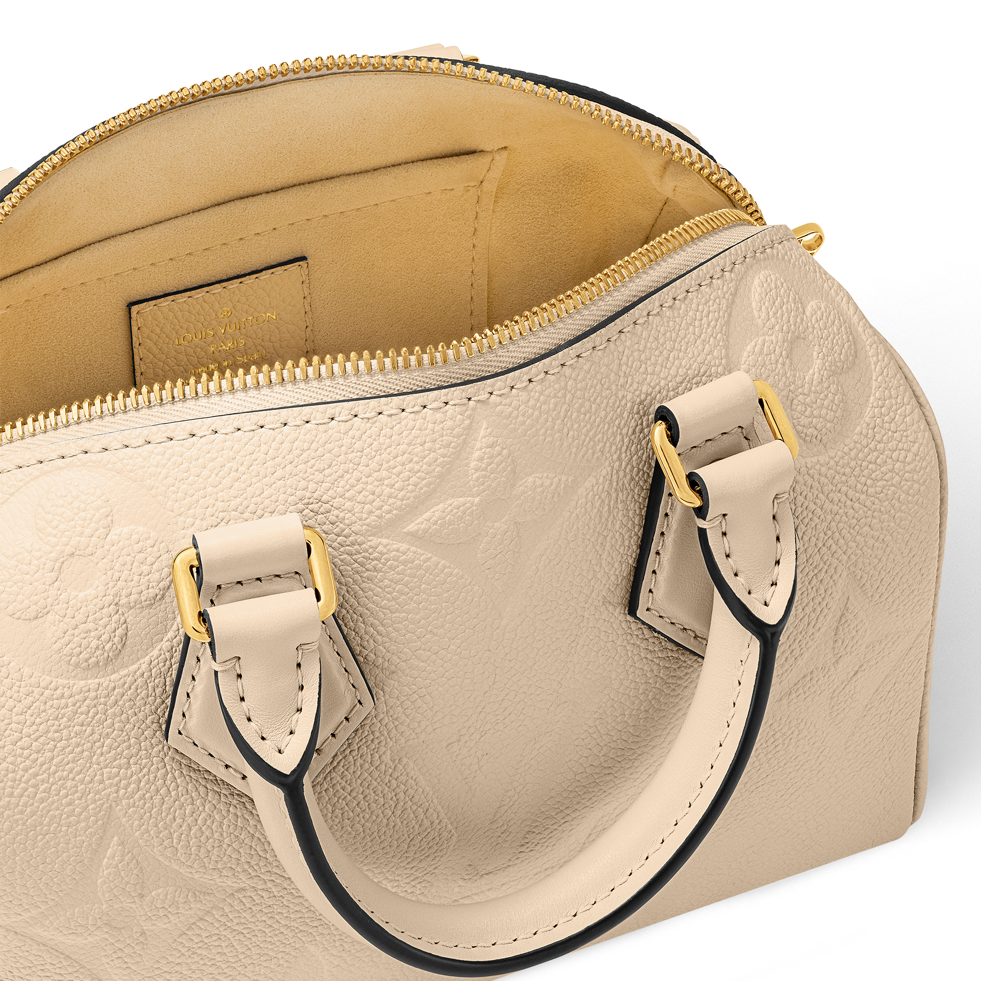 Bolso Speedy 20 con bandolera Piel Monogram Empreinte Mujer Bolsos Bolsos | LOUIS VUITTON (Zoom de producto)
