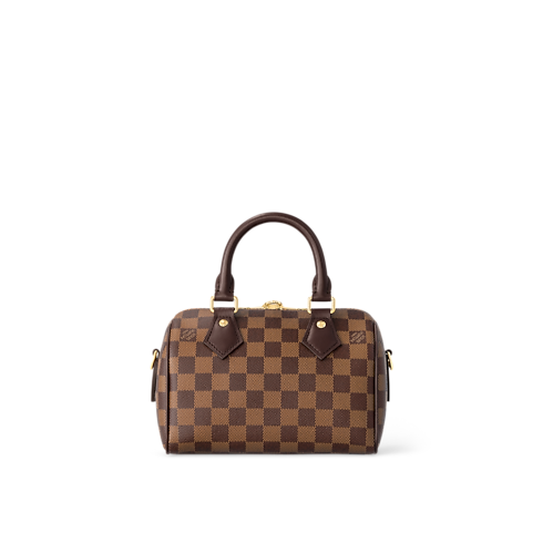 Bolso Speedy 20 con bandolera Lona Damier Ebène Bolsos y pequeña marroquinería Bolsos de mujer Icónicos Louis Vuitton | LOUIS VUITTON (Zoom de producto)