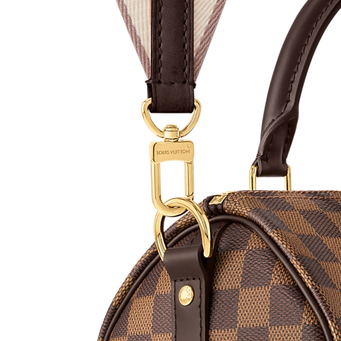 Bolso Speedy 20 con bandolera Lona Damier Ebène Bolsos y pequeña marroquinería Bolsos de mujer Icónicos Louis Vuitton | LOUIS VUITTON (Zoom de producto)