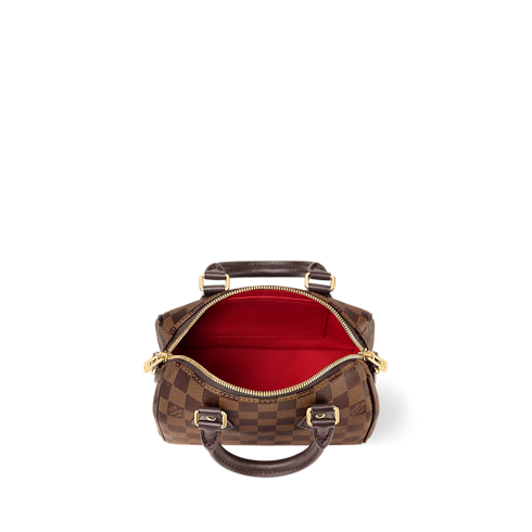 Bolso Speedy 20 con bandolera Lona Damier Ebène Bolsos y pequeña marroquinería Bolsos de mujer Icónicos Louis Vuitton | LOUIS VUITTON (Zoom de producto)