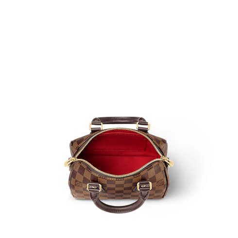 Bolso Speedy 20 con bandolera Lona Damier Ebène Mujer Bolsos Bolsos | LOUIS VUITTON (Zoom de producto)