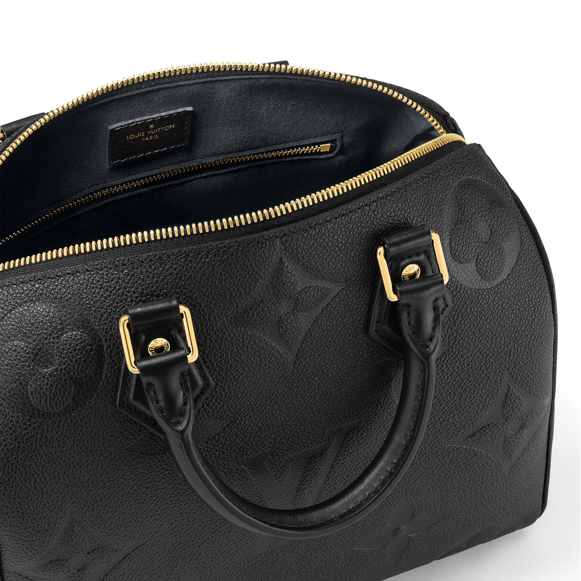 Bolso Speedy 25 con bandolera Piel Monogram Empreinte Mujer Bolsos Bolsos | LOUIS VUITTON (Zoom de producto)