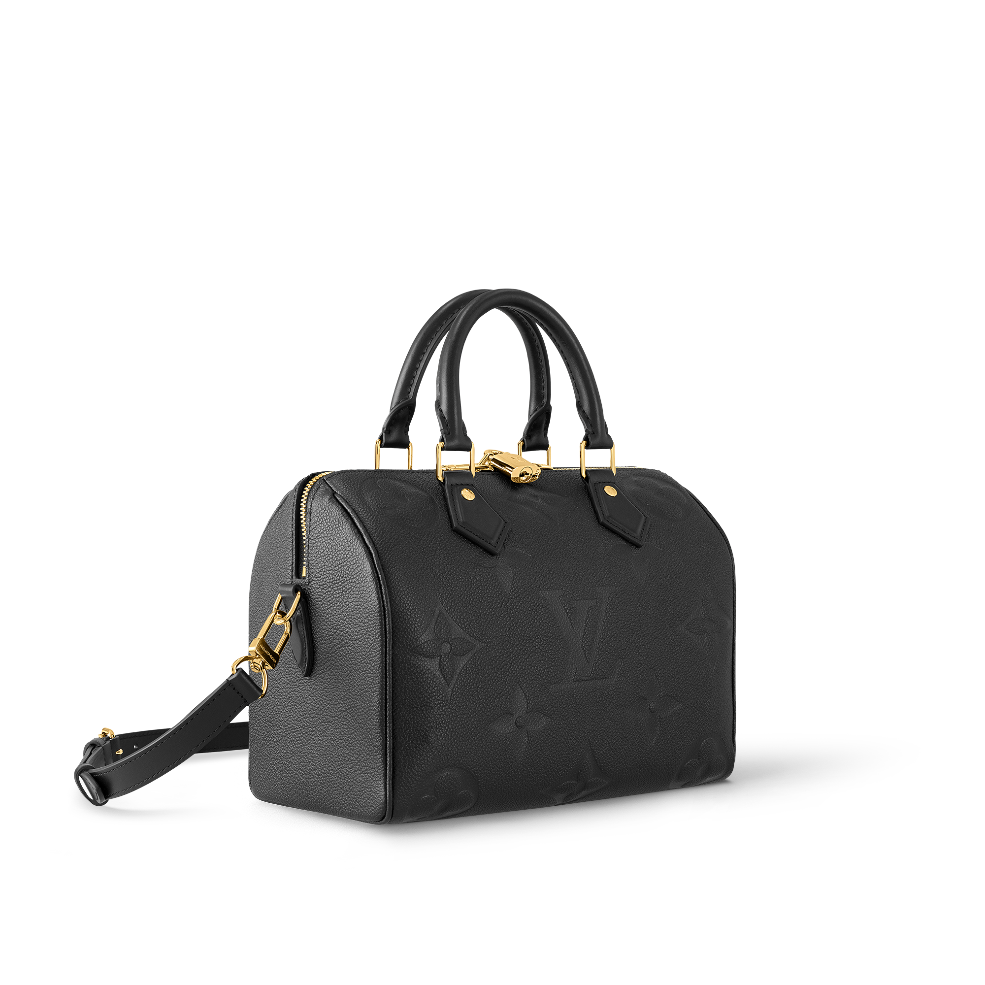 Bolso Speedy 25 con bandolera Piel Monogram Empreinte Mujer Bolsos Bolsos | LOUIS VUITTON (Zoom de producto)