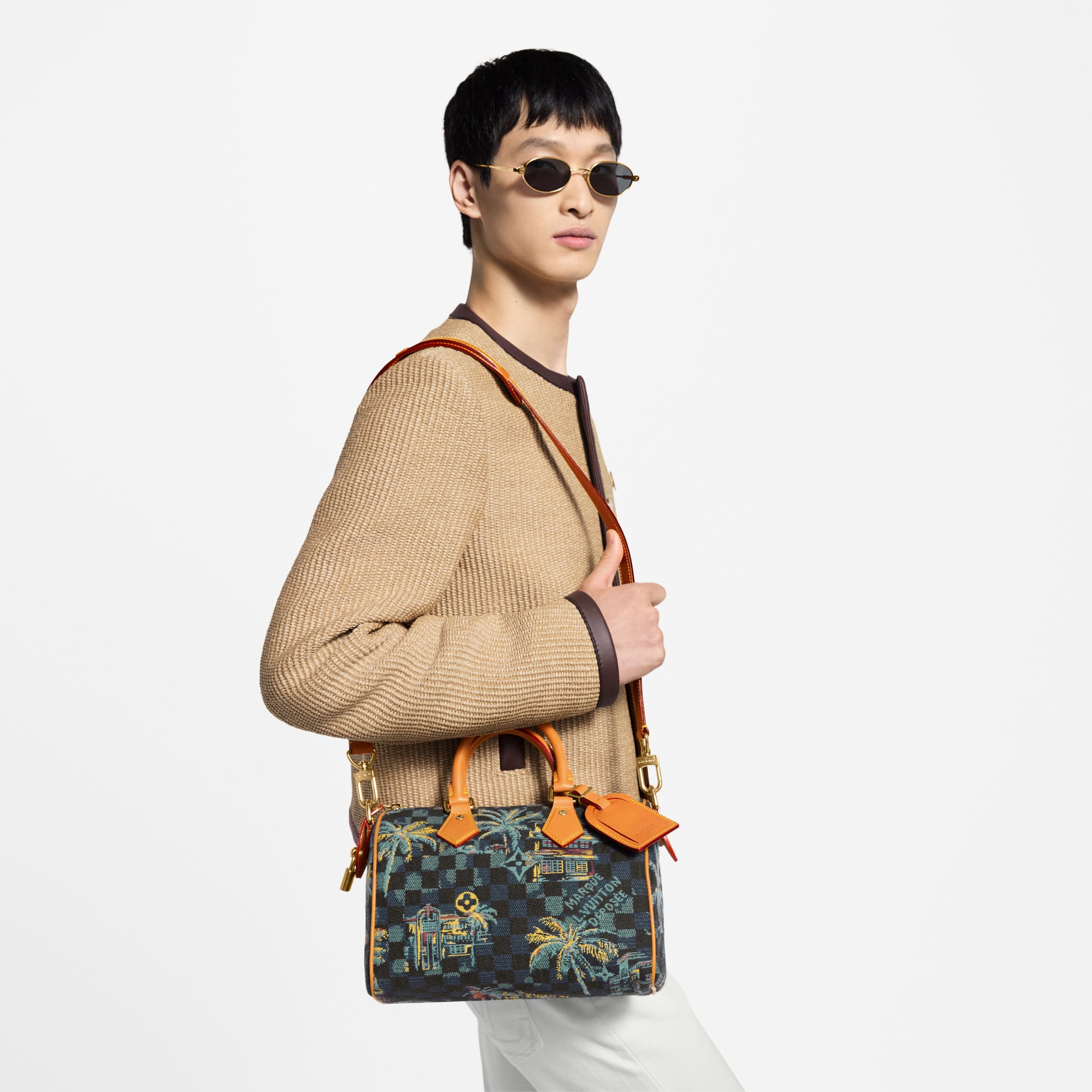 Bolso Speedy 25 con bandolera Damier Other Bolsos y pequeña marroquinería Bolso de hombre Novedades | LOUIS VUITTON (Zoom de producto)