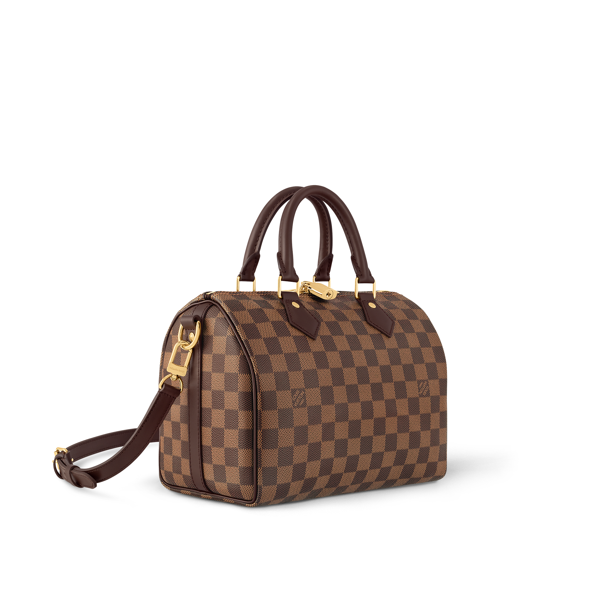 Bolso Speedy 25 con bandolera Lona Damier Ebène Mujer Bolsos Bolsos | LOUIS VUITTON (Zoom de producto)