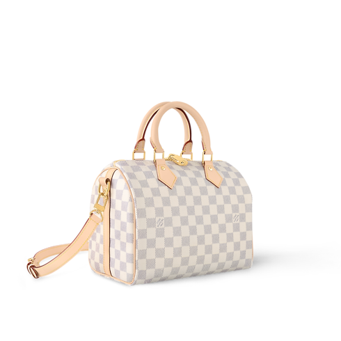 Bolso Speedy 25 con bandolera Lona Damier Azur Mujer Bolsos Bolsos | LOUIS VUITTON (Zoom de producto)