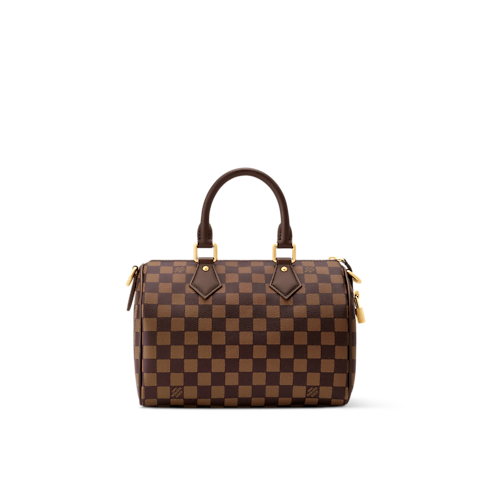 Bolso Speedy 25 con bandolera Lona Damier Ebène Bolsos y pequeña marroquinería Bolso de hombre Novedades | LOUIS VUITTON (Zoom de producto)