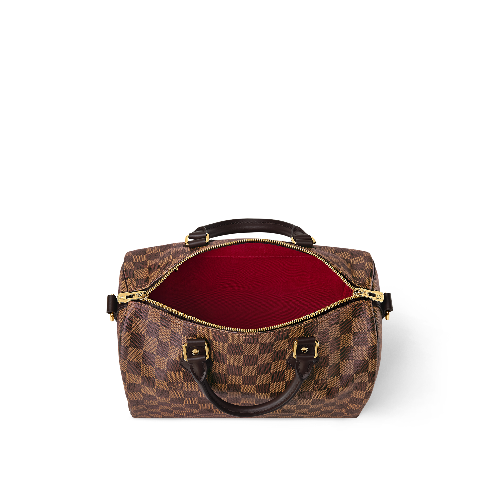 Bolso Speedy 30 con bandolera Lona Damier Ebène Mujer Bolsos Bolsos | LOUIS VUITTON (Zoom de producto)