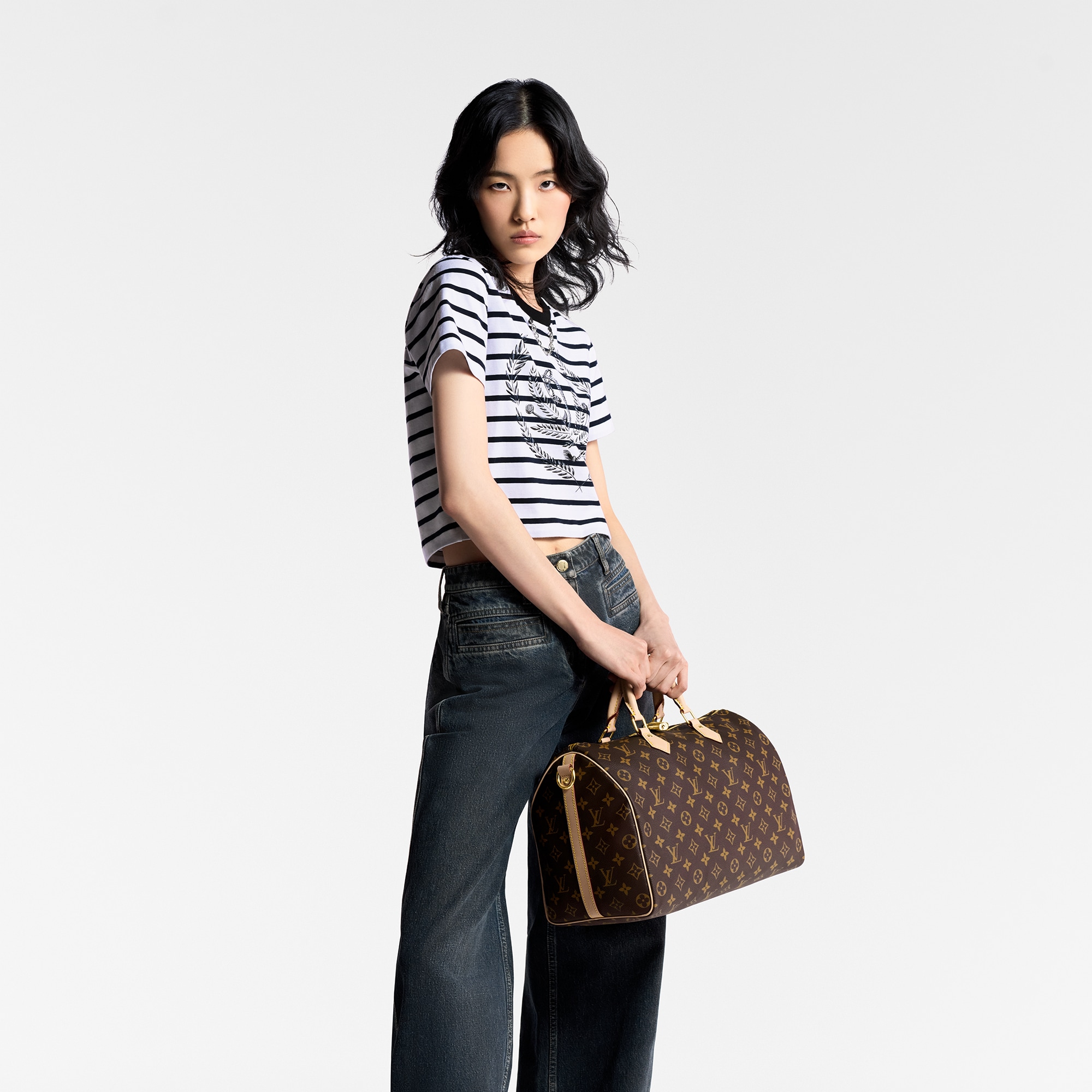 Bolso Speedy 35 con bandolera Lona Monogram Mujer Bolsos Bolsos | LOUIS VUITTON (Zoom de producto)