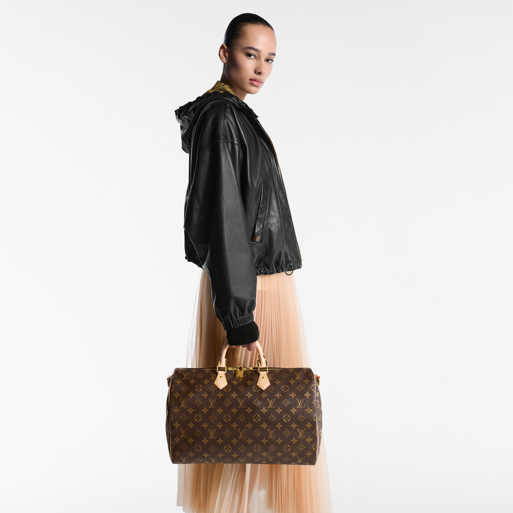 Bolso Speedy 40 con bandolera Lona Monogram Mujer Bolsos Bolsos | LOUIS VUITTON (Zoom de producto)