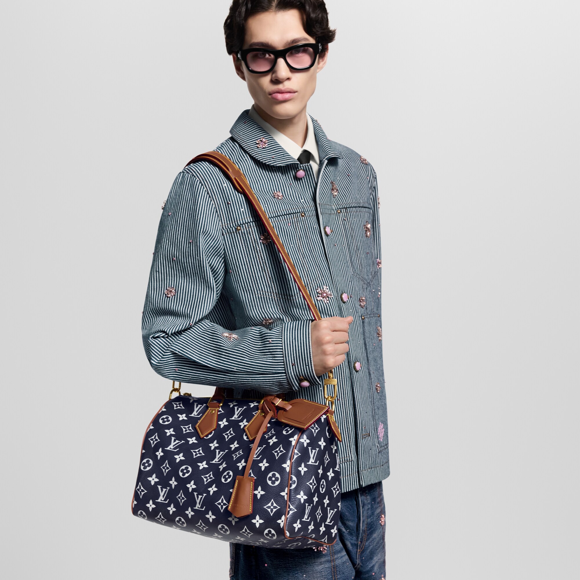 Bolso Speedy P9 30 con bandolera Autres Cuirs Monogram Les Extraordinaires Artículos de marroquinería y viaje Speedy P9 | LOUIS VUITTON (Zoom de producto)