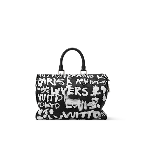 Bolso Speedy P9 30 Scribble con bandolera autres_cuirs_monogram Hombre Bolsos Speedy P9 | LOUIS VUITTON (Zoom de producto)