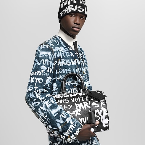 Bolso Speedy P9 30 Scribble con bandolera autres_cuirs_monogram Hombre Bolsos Speedy P9 | LOUIS VUITTON (Zoom de producto)