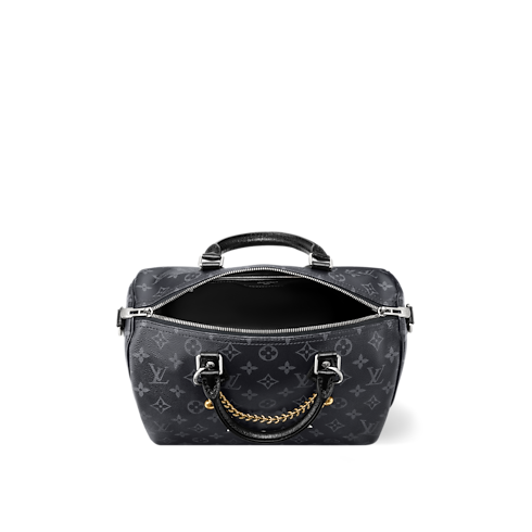 Bolso Speedy Soft 30 Monogram Eclipse Bolsos y pequeña marroquinería Bolsos de mujer Icónicos Louis Vuitton | LOUIS VUITTON (Zoom de producto)
