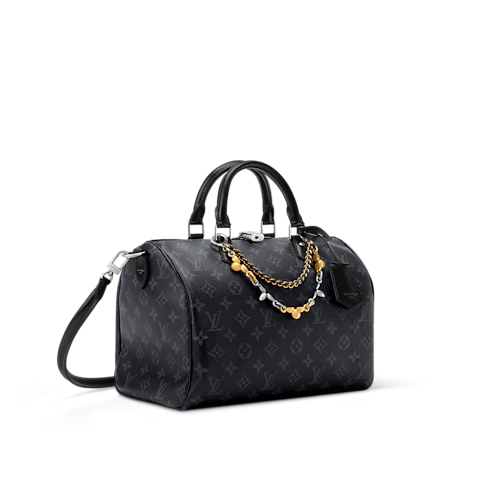 Bolso Speedy Soft 30 Monogram Eclipse Bolsos y pequeña marroquinería Bolsos de mujer Icónicos Louis Vuitton | LOUIS VUITTON (Zoom de producto)