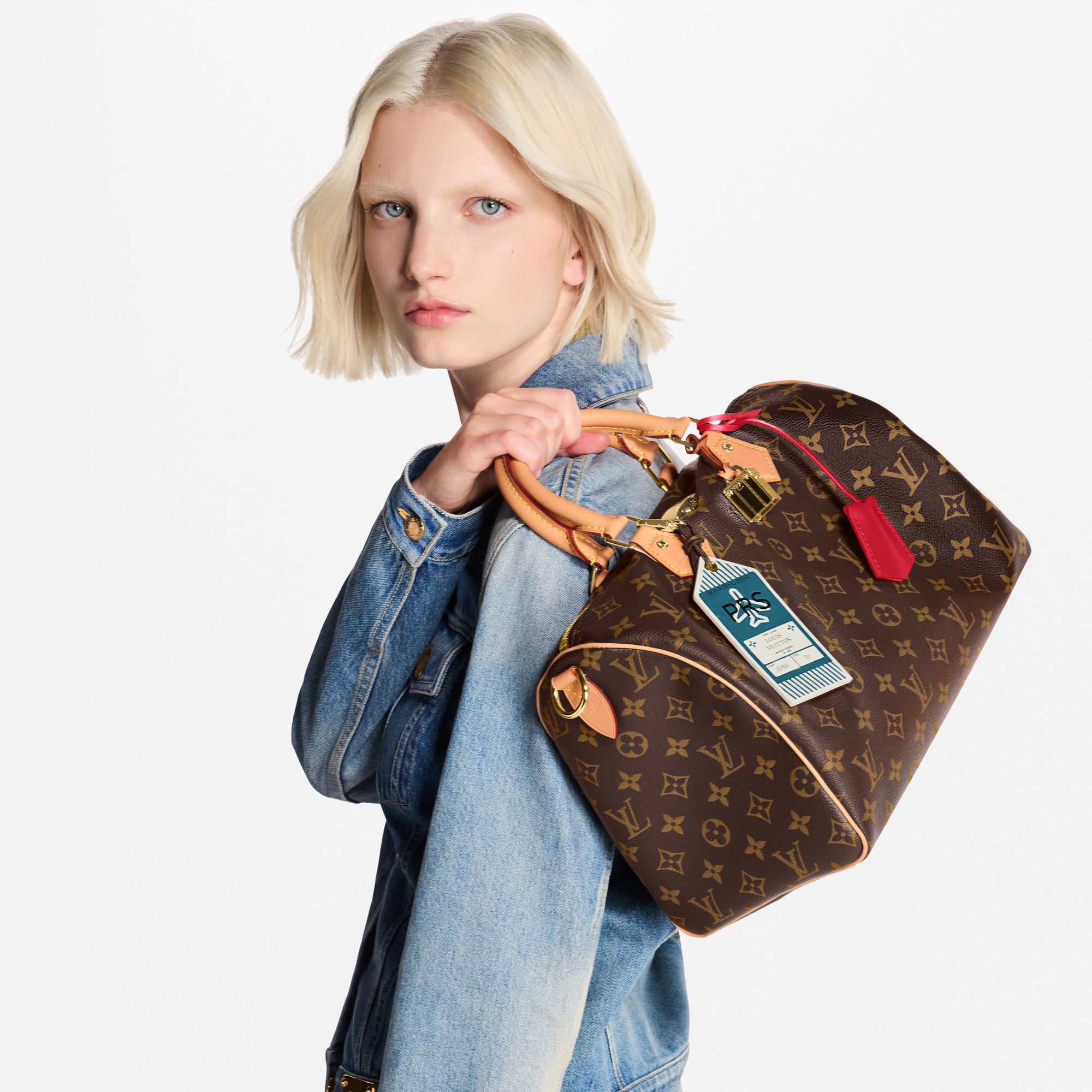 Bolso Speedy Soft 30 Crafty Lona Monogram Mujer Bolsos Bolsos | LOUIS VUITTON (Zoom de producto)