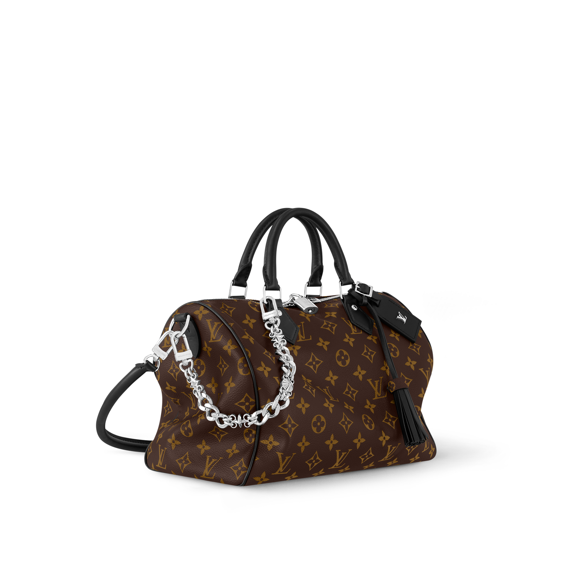 Bolso Speedy Soft 30 Dark Lona Monogram Mujer Bolsos Bolsos | LOUIS VUITTON (Zoom de producto)