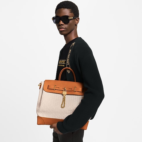 Bolso Steamer 30 autres_cuirs_monogram Bolsos y pequeña marroquinería Bolso de hombre LV Icons | LOUIS VUITTON (Zoom de producto)