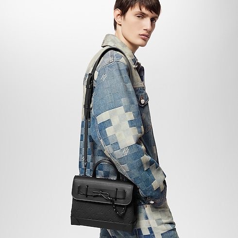 Bolso Steamer PM Monogram Piel Taurillon Hombre Bolsos Todas las colecciones | LOUIS VUITTON (Zoom de producto)