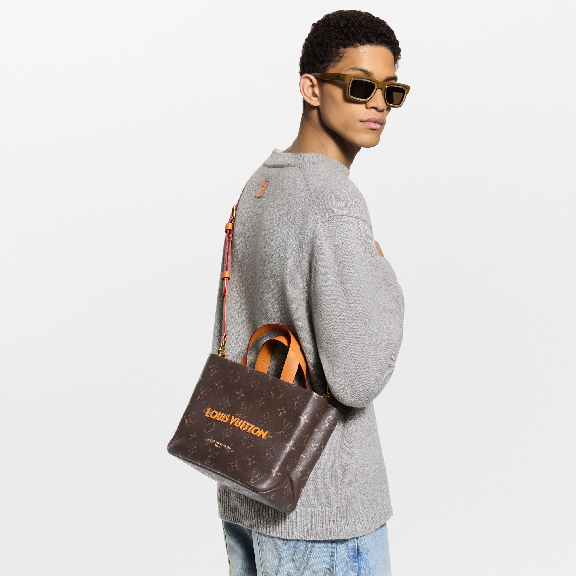Bolso tote Mini Shopper Autres Cuirs Bolsos y pequeña marroquinería Bolso de hombre Novedades | LOUIS VUITTON (Zoom de producto)