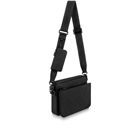 Bolso Trio Messenger Piel Monogram Shadow Hombre Bolsos Todas las colecciones | LOUIS VUITTON (Zoom de producto)