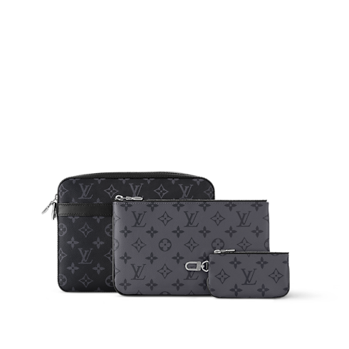 Bolso Trio Messenger Monogram Eclipse Hombre Bolsos Todas las colecciones | LOUIS VUITTON (Zoom de producto)