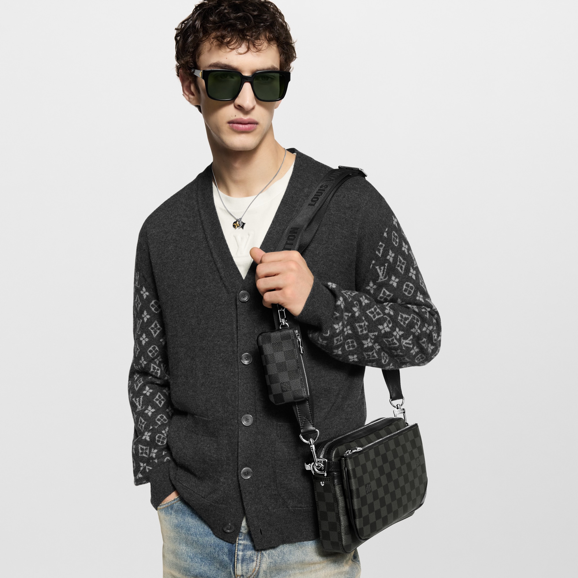 Bolso Trio Messenger Lona Damier Graphite Hombre Bolsos All Collections | LOUIS VUITTON (Zoom de producto)