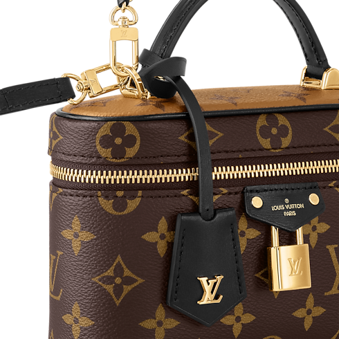 Bolso Vanity Chain Pouch Lona Monogram Reverse Canvas Mujer Carteras y pequeña marroquinería Carteras con cadena y mini bolsos | LOUIS VUITTON (Zoom de producto)