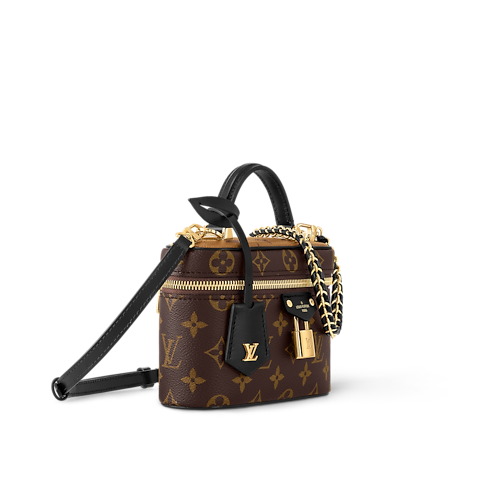 Bolso Vanity Chain Pouch Lona Monogram Reverse Canvas Mujer Carteras y pequeña marroquinería Carteras con cadena y mini bolsos | LOUIS VUITTON (Zoom de producto)