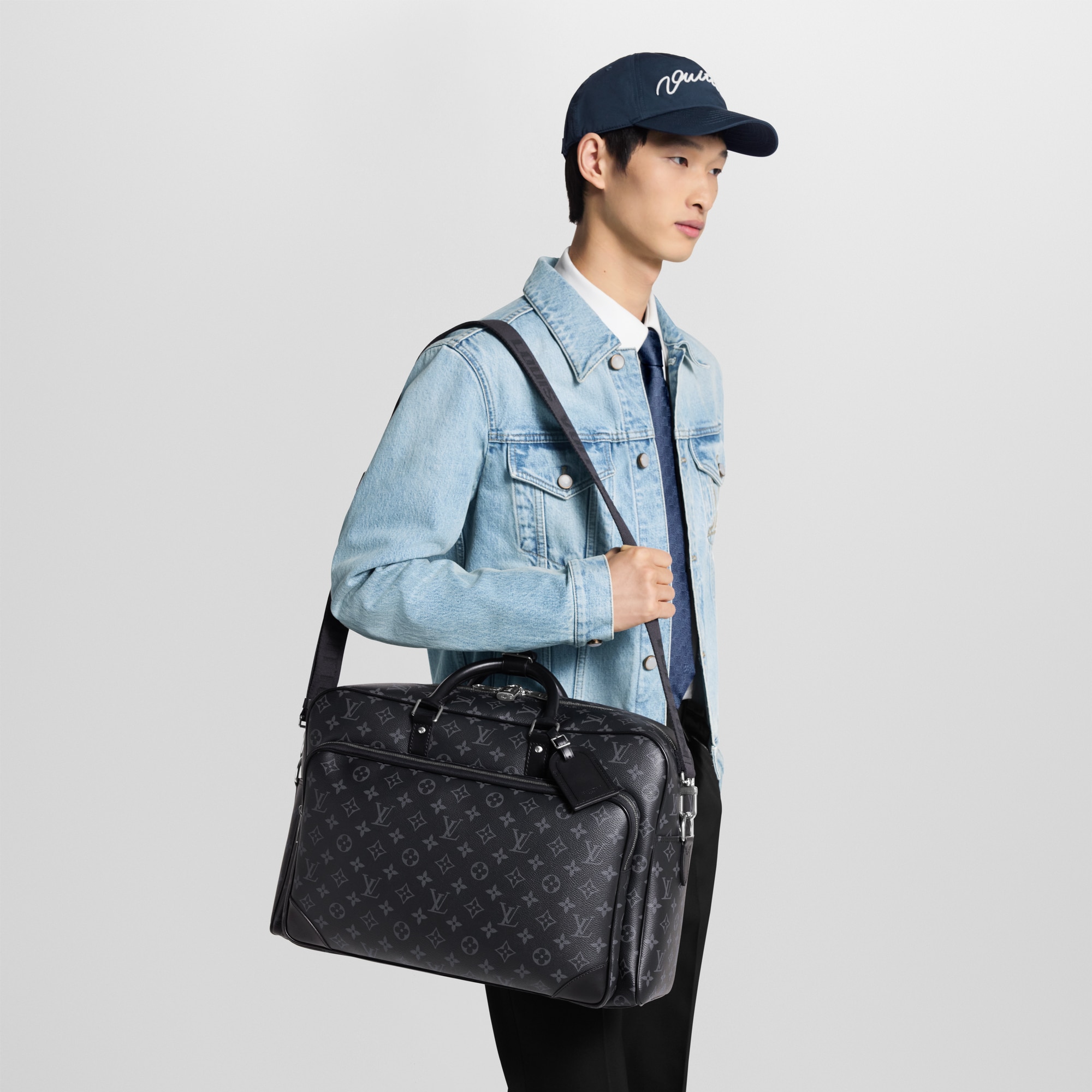 Bolso Weekender Lona Monogram Eclipse Hombre Viaje Bolsos de viaje | LOUIS VUITTON (Zoom de producto)