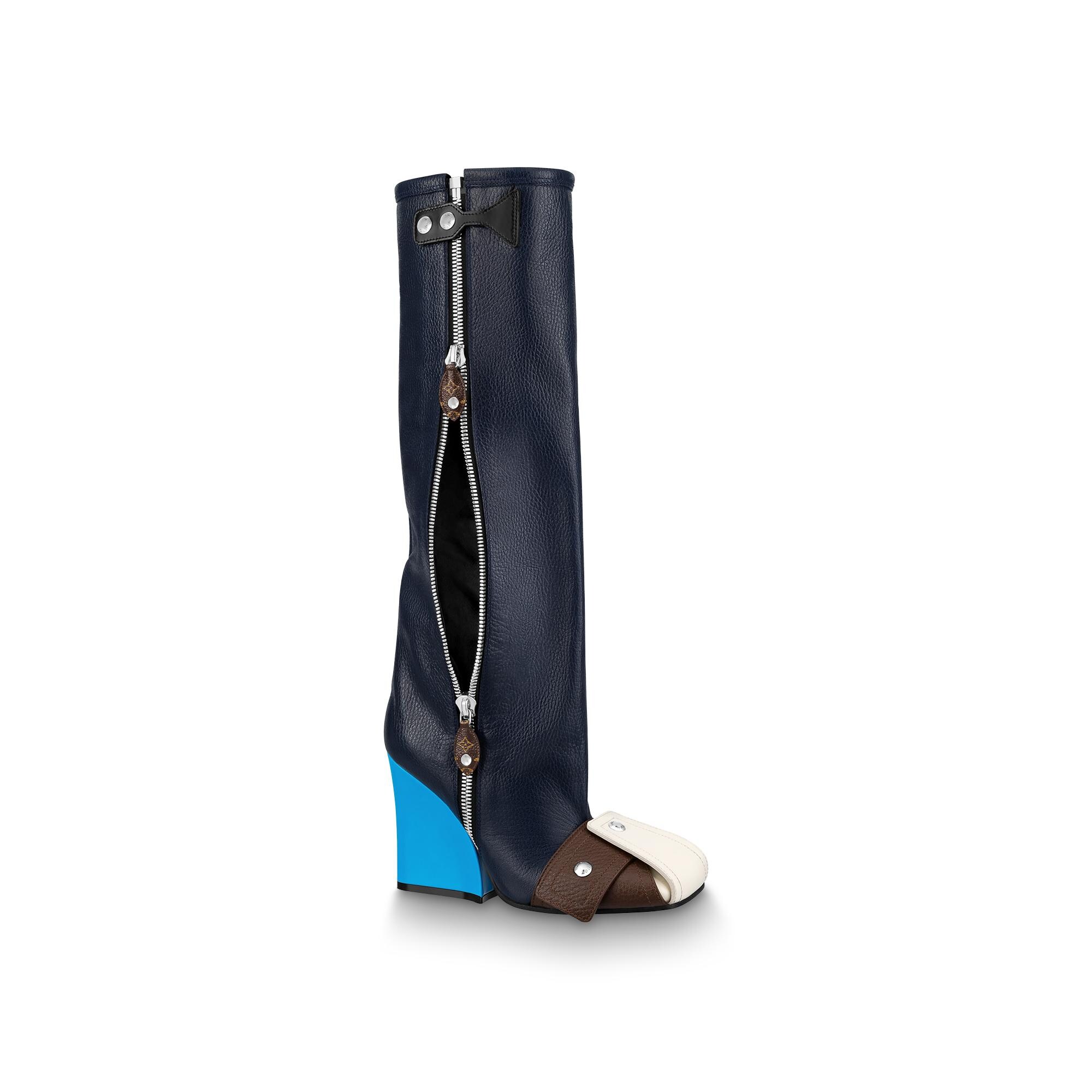 Bota de caña alta con cuña Patti - Zapatos | LOUIS VUITTON