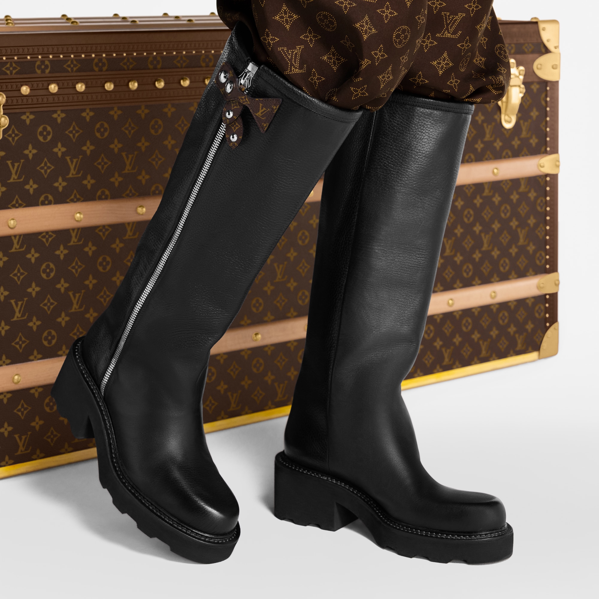 Bota de caña alta LV Beaubourg  Mujer Zapatos Botas y botines | LOUIS VUITTON (Zoom de producto)