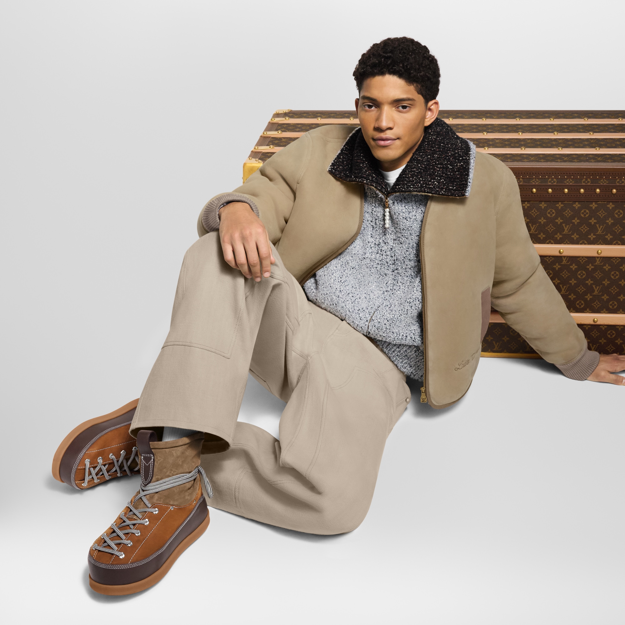 Bota de media caña LV Yeti  Hombre Zapatos Botas | LOUIS VUITTON (Zoom de producto)