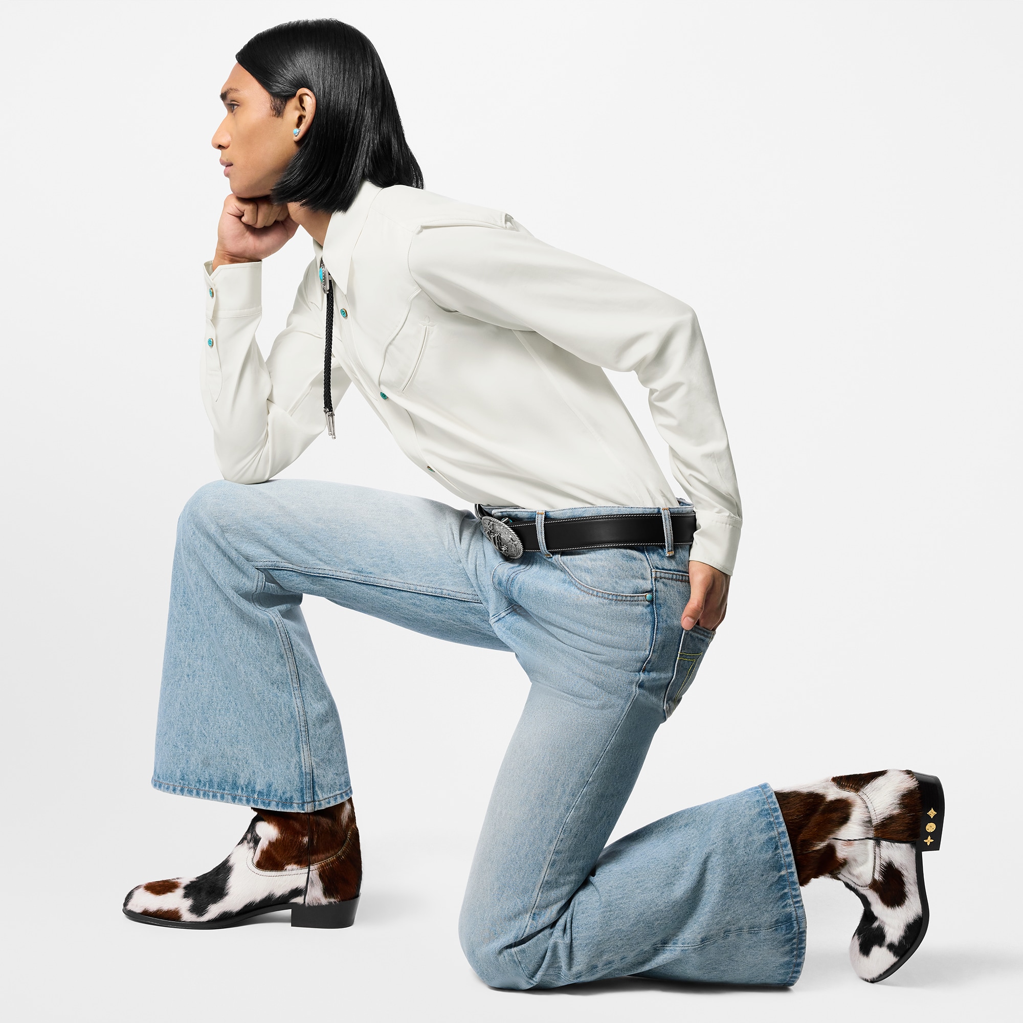 Bota LV Rider  Hombre Zapatos Botas | LOUIS VUITTON (Zoom de producto)