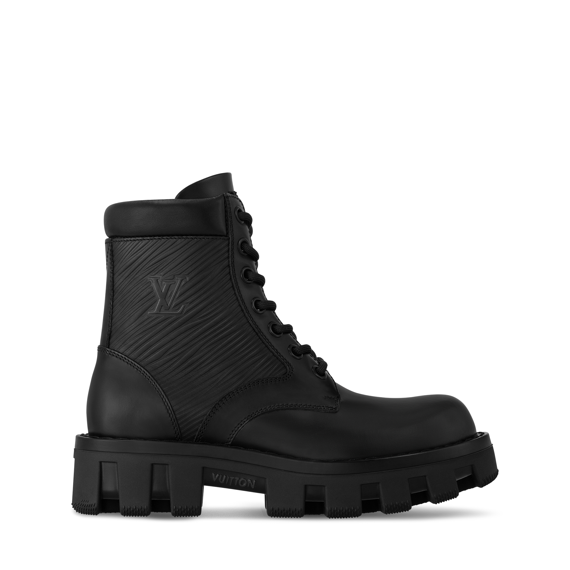 Bota militar LV Checker  Hombre Zapatos Botas | LOUIS VUITTON (Zoom de producto)