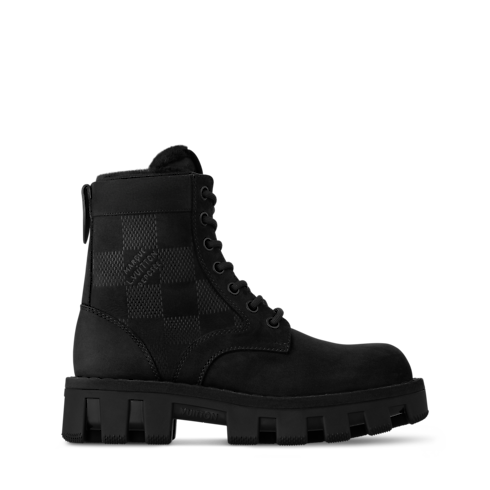 Bota militar LV Checker Hombre Zapatos Botas | LOUIS VUITTON (Zoom de producto)