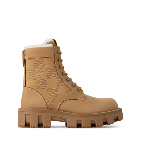 Bota militar LV Checker Hombre Zapatos Botas | LOUIS VUITTON (Zoom de producto)