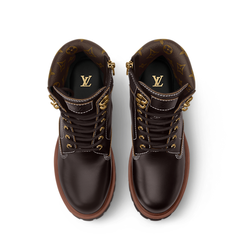 Bota militar LV Remix Hombre Zapatos Botas | LOUIS VUITTON (Zoom de producto)