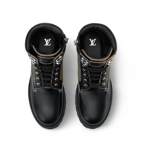 Bota militar LV Remix Hombre Zapatos Botas | LOUIS VUITTON (Zoom de producto)